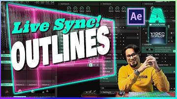 Synchronized Outlines #RESOLUME #AFTEREFFECTS |@ResolumeVJSoftwareAdvanced Tutorial | VJ Tips!