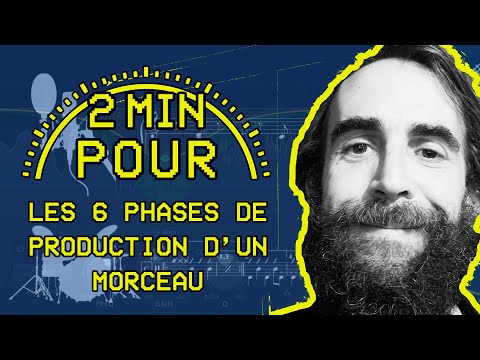 2 minutes pour connaître les 6 phases de production d'un morceau