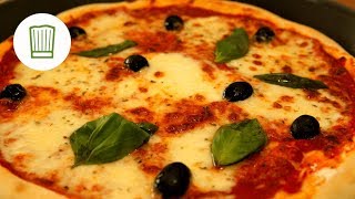 Pizza Margherita Recipe - How To Make Pizza Dough - Easy Pizza Recipe