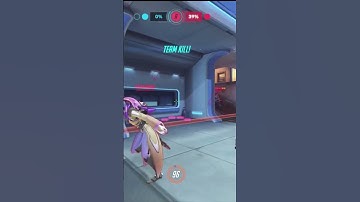 Massive empowered rocket punch and they switched to Sigma 💀 #overwatch #doomfist