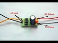 How to Make AC to DC converter at Home Very Easy.