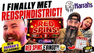 Brand New Harrah’s Oklahoma Casino! 🎰 Chasing REDSPINS with REDSPINDISTRICT