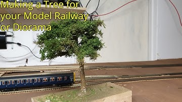 52. Making a Model Tree for your Model Railway or Diorama.