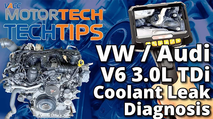 VW / Audi V6 3.0L  TDI Coolant Leak Diagnosis