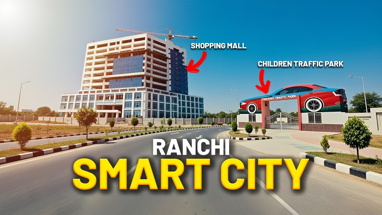 New Work Progress at Ranchi Smart City | Smart City Ranchi