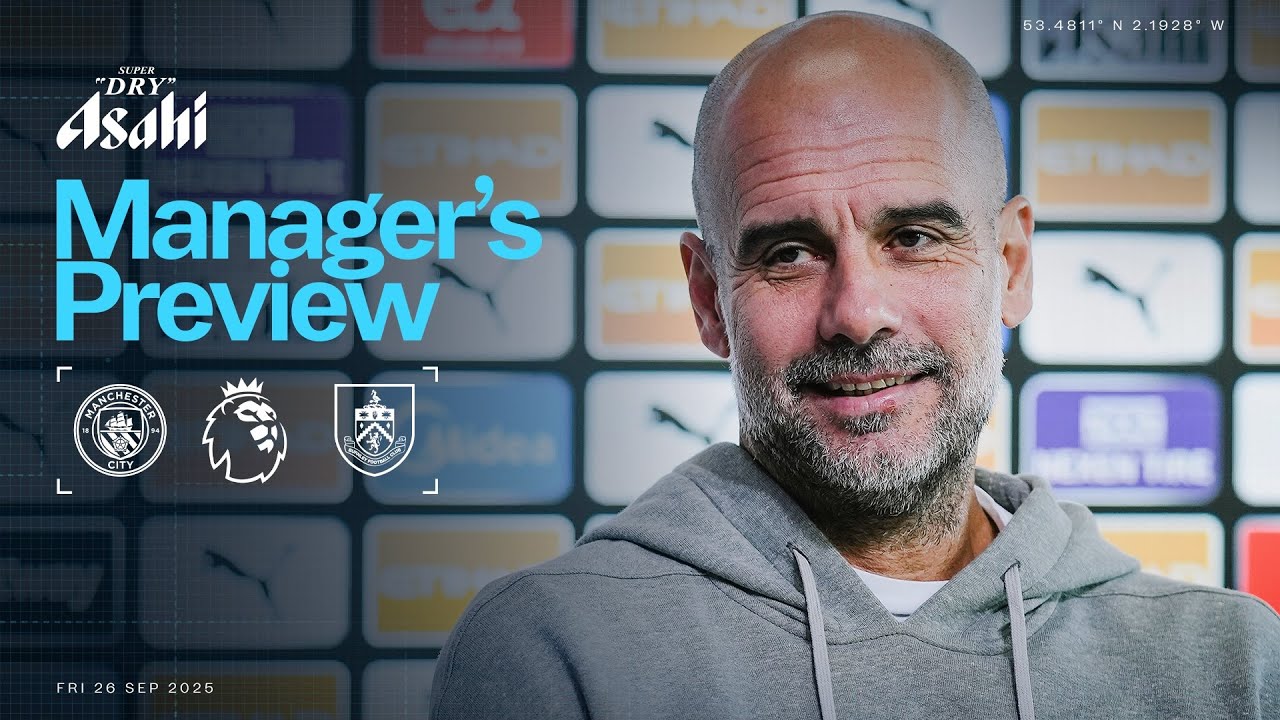 MANAGER PREVIEW | Pep provides fitness updates on Haaland and Kovacic | Man City v Burnley