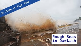 Storm Hits Dawlish Sea Wall so its Time to Explore - Huge Waves Hit Trains