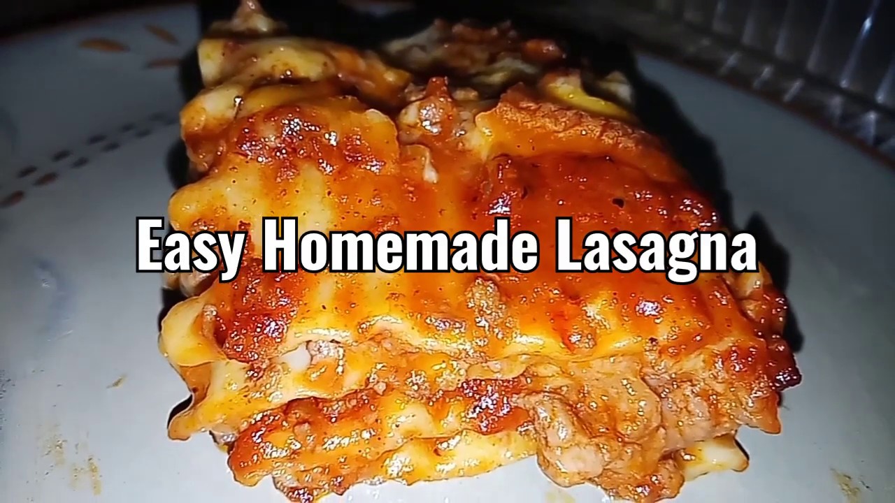 Easy to cook Lasagna | paano magluto ng lasagna at home - YouTube