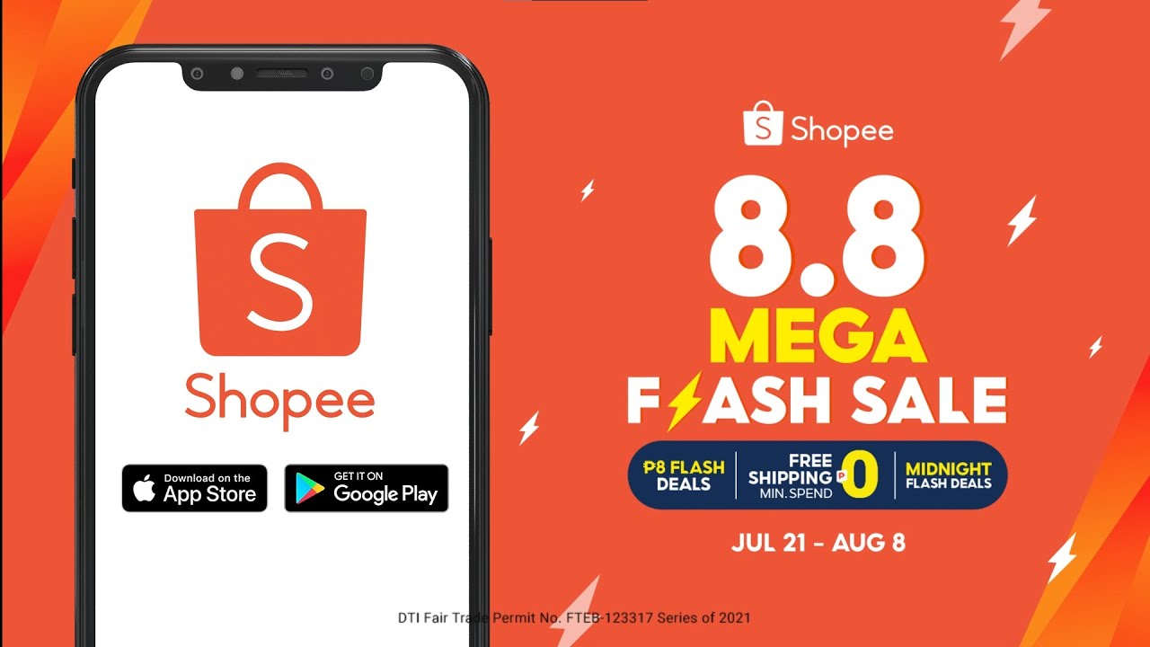 New Promos Daily this Shopee 8.8 Mega Flash Sale!