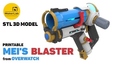 Mei Gun - Overwatch - Printable 3d model - STL files