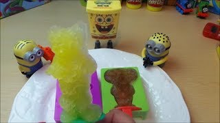 Making Tom And Jerry Ice Lollies Using Mcdonalds Happy Meal Free Toy 2014