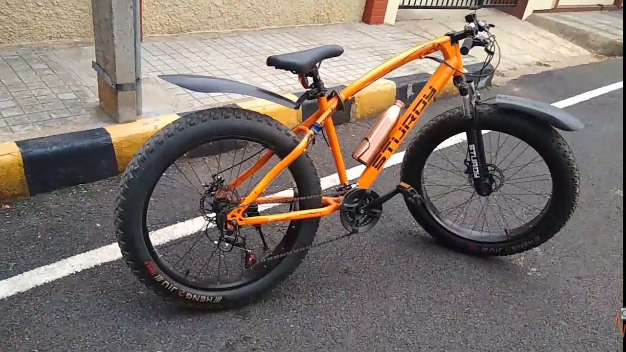 sturdy fat bike with 26x4 inch tires