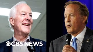 What are the national implications of the Cornyn-Paxton race in Texas?