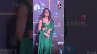 Cutie Rashmika Mandanna Rocks Green Emerald Saree, Wins Over Fans With Smile N18S