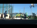 ストリートバスケ　対乱入高校生