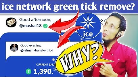 Ice Network KYC Green Tick Remove Reason | Ice Network New Update