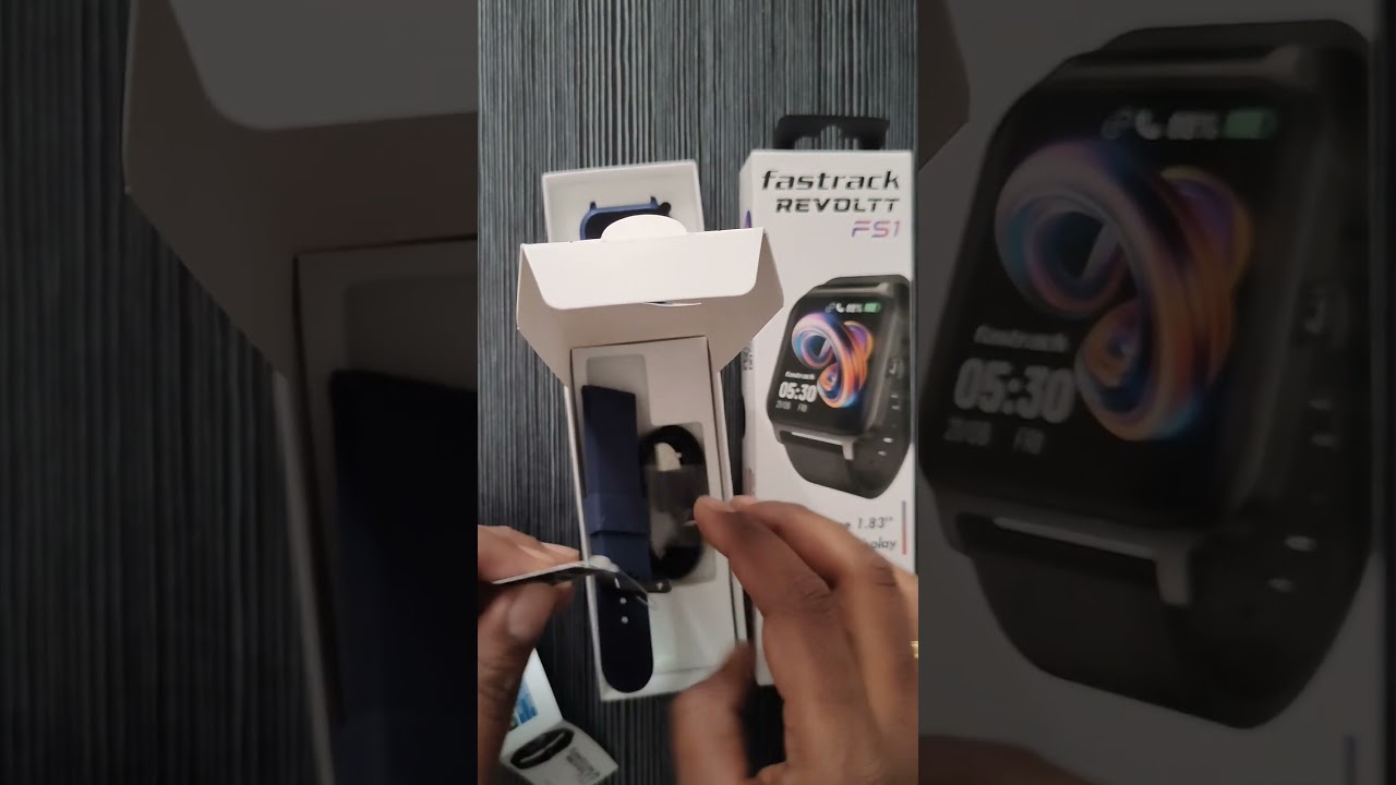 Fastrack Revoltt FS1 | Blue Strap | Budget Bluetooth Smart Watch |