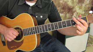 Video thumbnail of "Led Zeppelin - Over the Hills and Far Away - Acoustic Guitar lesson - How to Play"