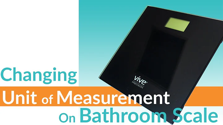 How to Change Unit of Measure On a Bathroom Scale? - Vive Health - DayDayNews