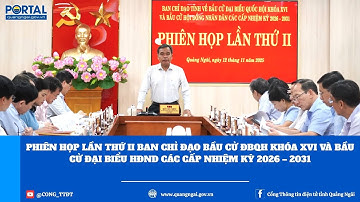 Phiên họp lần thứ II Ban Chỉ đạo bầu cử ĐBQH khóa XVI và bầu cử đại biểu HĐND các cấp