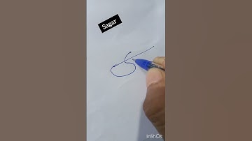 Sagar in calligraphy ✍️ #calligraphy #new