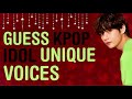 KPOP GAMES | GUESS KPOP IDOL UNIQUE VOICES