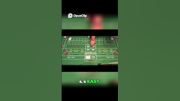 Example of a come out roll on the pass line / 6 & 8 strategy