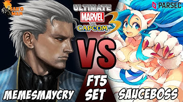 UMVC3 Parsec FT5 Set - MemesMayCry VS SauceBoss
