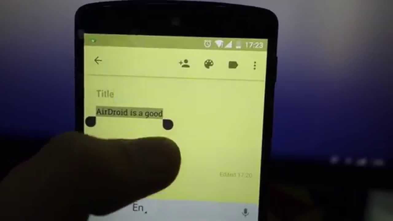 Universal copy paste of airdroid youtube