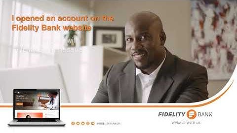 Fidelity Bank Online Account Opening