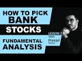How to analyze banking stocks  fundamental analysis course