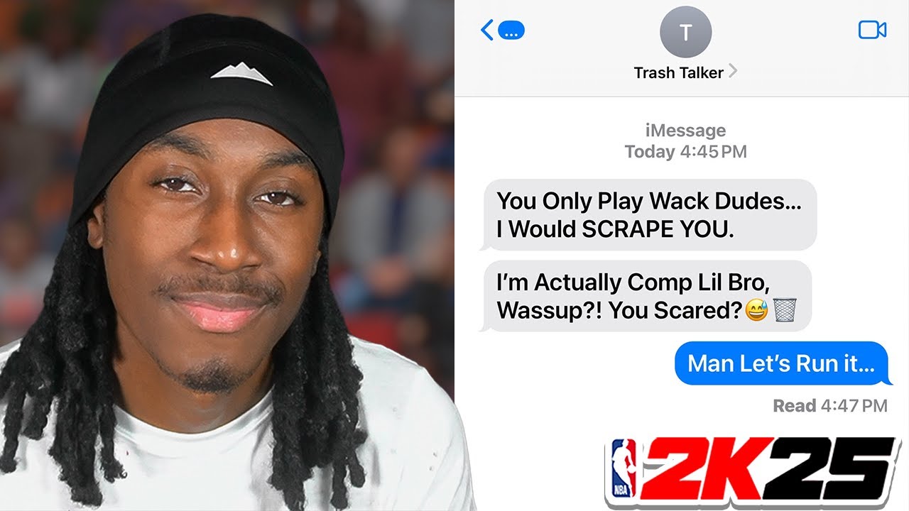 Я играл за КОМПЬЮТЕРНОГО ТРЕШ-ТОЛКЕРА в NBA 2k25. Играйте сейчас онлайн.