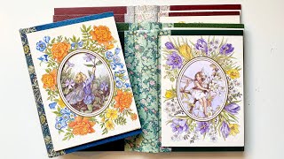 Blue flower fairy journal flip through