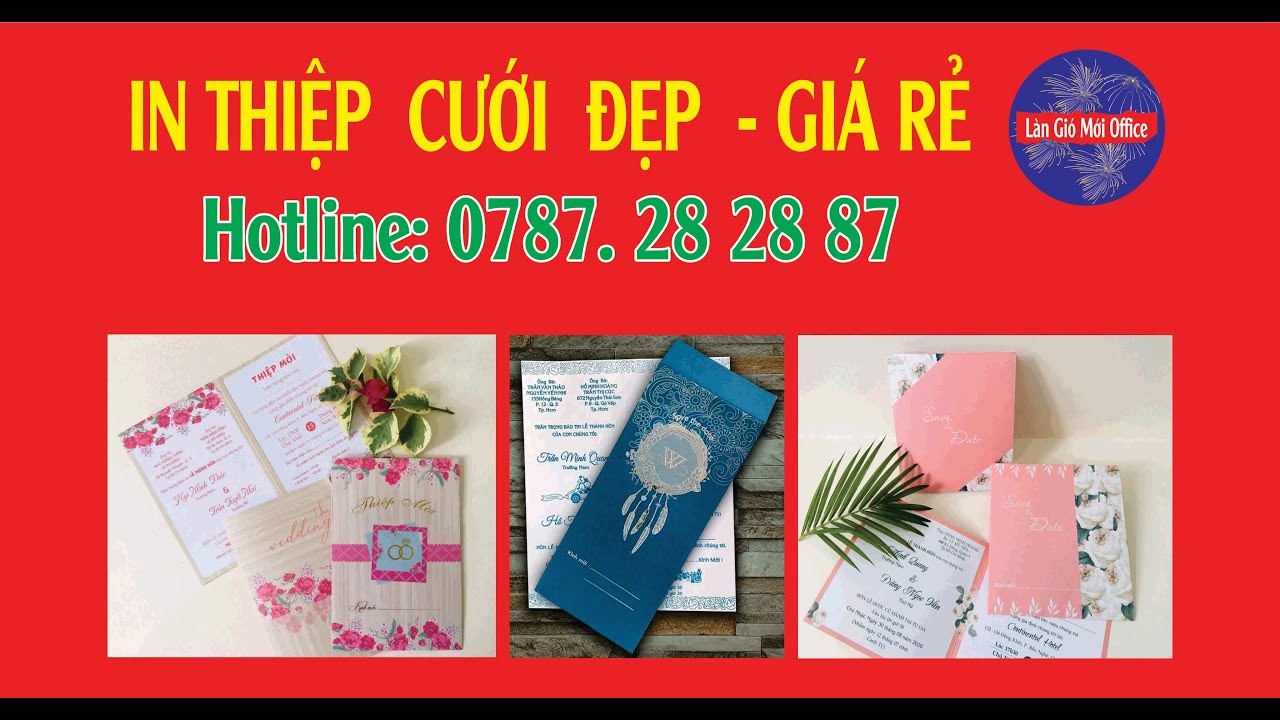 thiệp cưới đẹp giá rẻ 2022 In thiệp cưới đẹp giá rẻ/Mẫu thiệp cưới mới nhất/In thiệp cưới lấy trong ngày/Làn Gió Mới