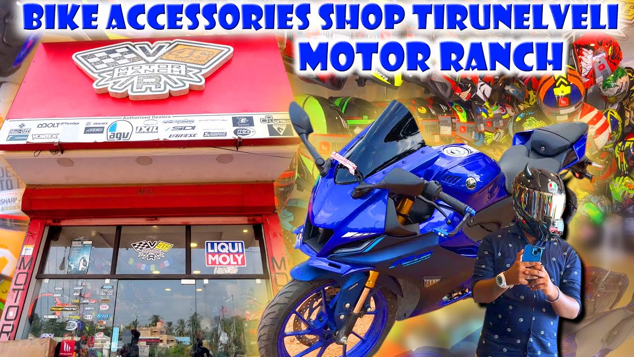 MY 💙R15 V4 🏍Bike Modified | Bike Accessories Shop Tirunelveli | Motor Ranch | r15 v4 Accessories