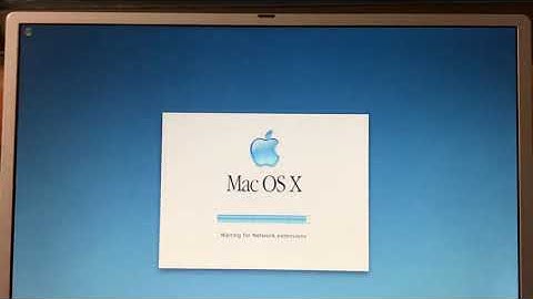  PowerBook G4 Titanium boot [60 FPS]