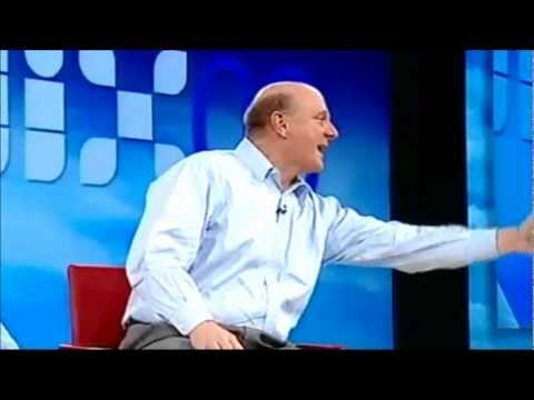 Steve Ballmer Going Crazy on Stage