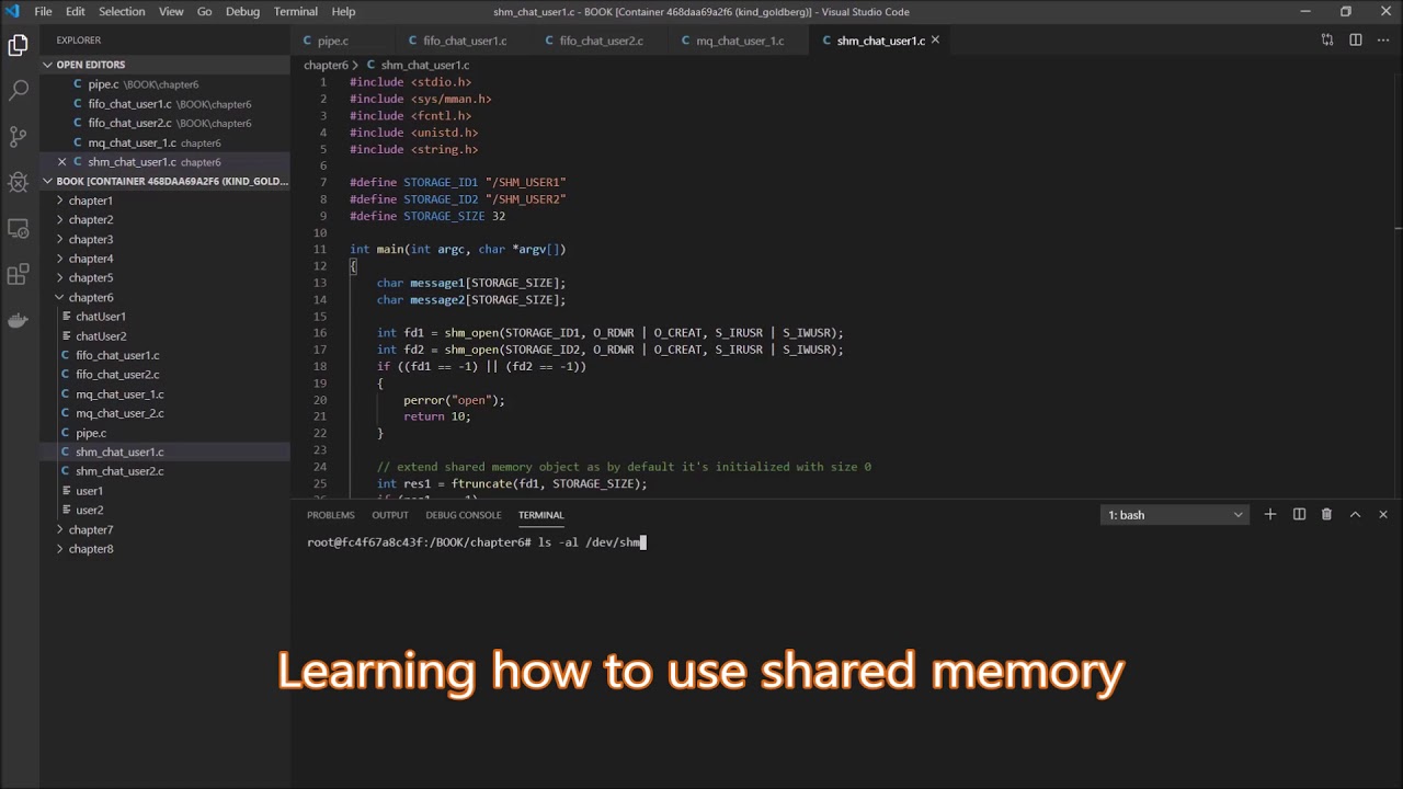6. Pipes, First-In First-Out (FIFO), Message Queues and Shared Memory ...