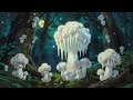 A forest of glowing lion's mane mushrooms 🍄 #Shorts