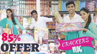 85% offer😱 for all crackers🧨NRFM-VLOGS #crackers #trending #diwali