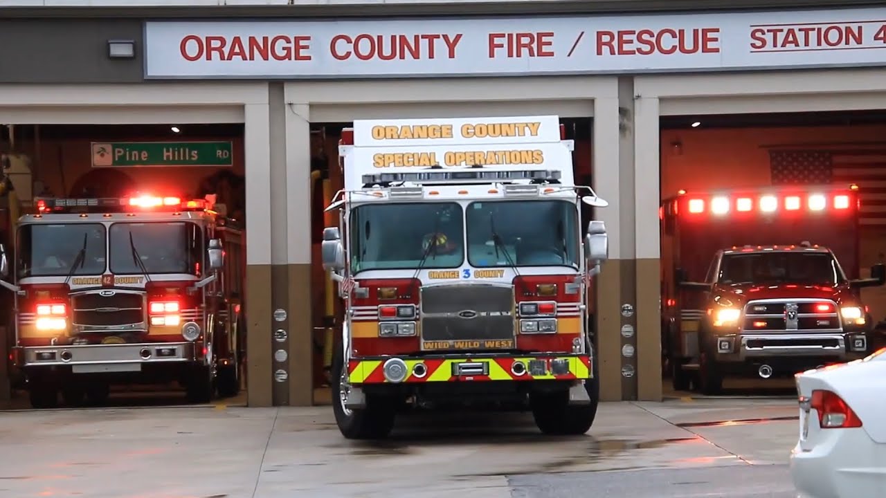 *TURNOUT* Engine 42 & Medic 8 Responding  - OCFRD