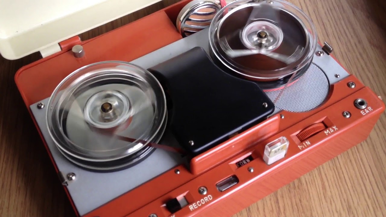Japanese miniature reel to reel tape recorder YouTube