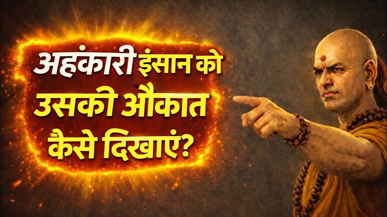 अहंकारी इंसान को उसकी औकात कैसे दिखाएं?  | Chanakya Niti 