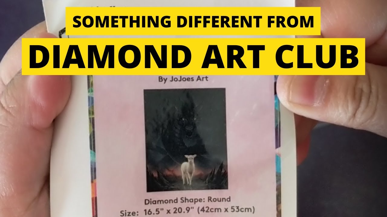 Diamond Art Club Diamond Painting Unboxing | Lamb & Dragon by JoJoe's Art