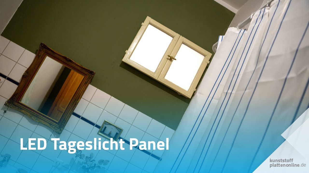 Update Künstliches Fenster mit LED Tageslicht Panel von Felix | Kunststoffplattenonline.de