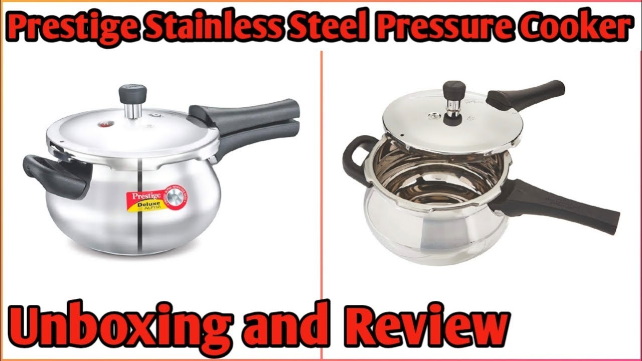 Prestige Stainless Steel Pressure Cooker Unboxing And Quick Review 