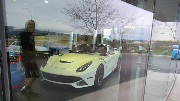 I drove a ferrari f12!