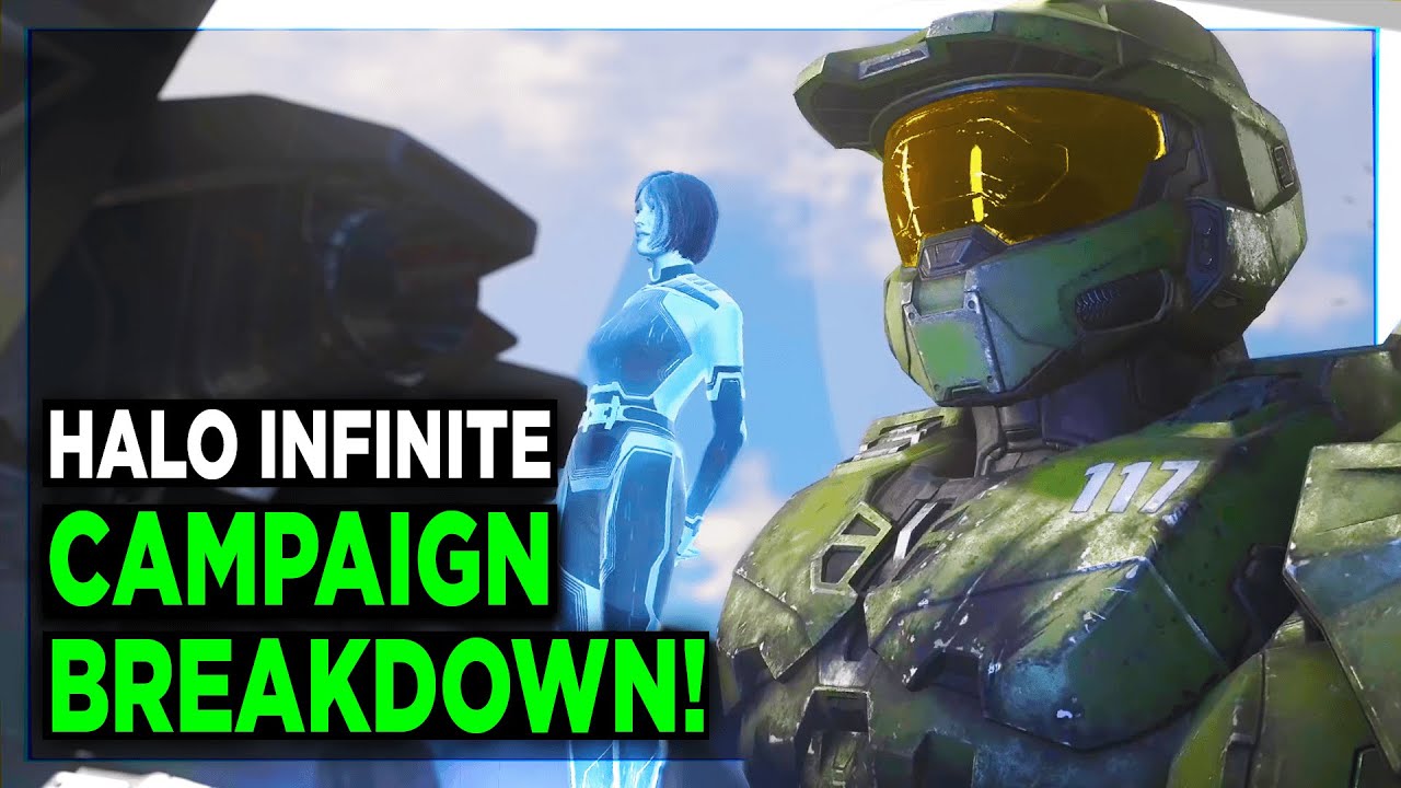 BREAKING DOWN ALL THE NEW HALO INFINITE CAMPAIGN GAMEPLAY, NEWS, DETAILS, SECRETS AND MORE!