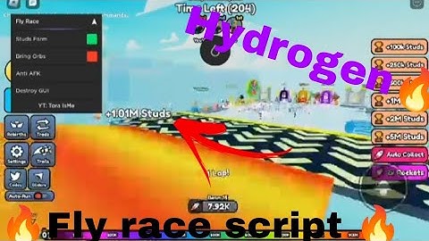 Fly race script [ hydrogen ] [ roblox ]
