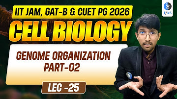 𝐆𝐞𝐧𝐨𝐦𝐞 𝐎𝐫𝐠𝐚𝐧𝐢𝐳𝐚𝐭𝐢𝐨𝐧 𝐏𝐚𝐫𝐭-𝟎𝟐 | 𝐂𝐄𝐋𝐋 𝐁𝐈𝐎𝐋𝐎𝐆𝐘 𝐋-𝟐𝟓 | 𝐈𝐈𝐓 𝐉𝐀𝐌, 𝐆𝐀𝐓-𝐁 & 𝐂𝐔𝐄𝐓 𝐏𝐆 𝟐𝟎𝟐𝟔 | 𝐈𝐅𝐀𝐒